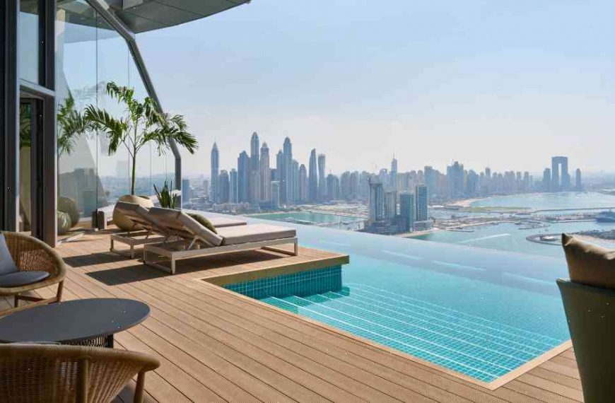 Dubai breaks ground on the world’s tallest infinity pool